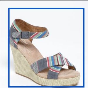 COPY - Toms Wedge Sandal Woman’s Size 6.5 New